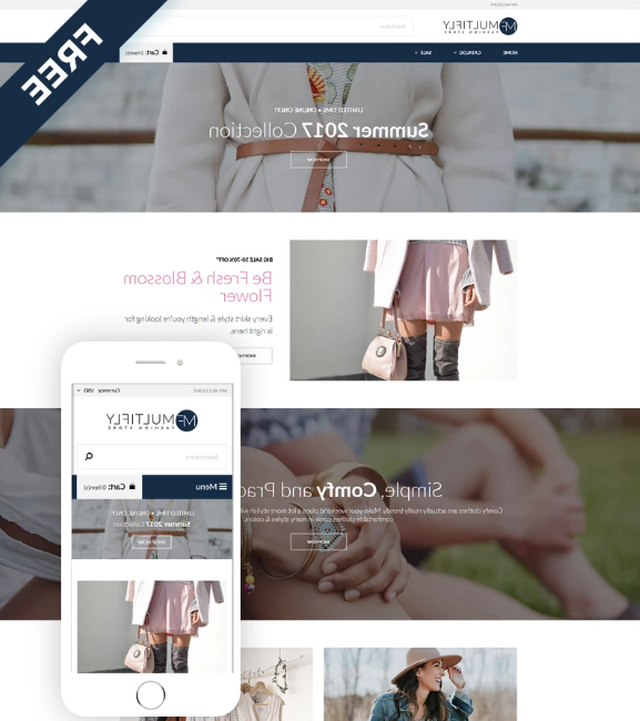 Multifly - Fashion Store Free Elegant Shopify Theme